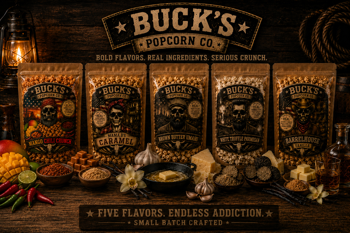 Buck's Popcorn Sampler Pack