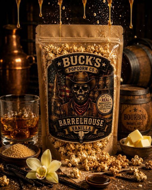 Barrelhouse Vanilla popcorn