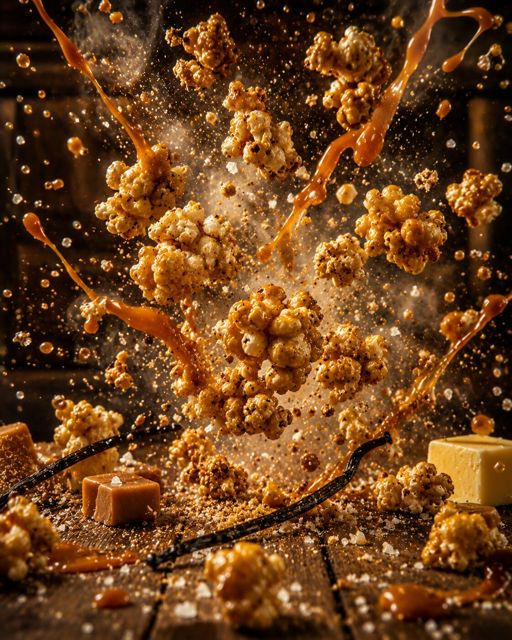Mama B's Caramel popcorn